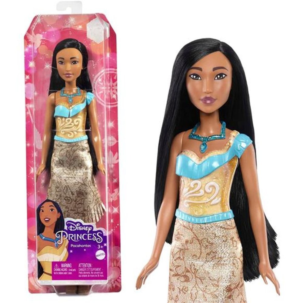 Pochantas Posable Fashion Doll with Sparkling Clothing and Accessories
